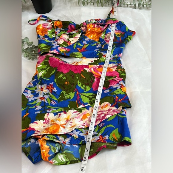 B.O.G Collective Lottie & Holly Floral Romper Vacation XS NWT - Picture 10 of 11